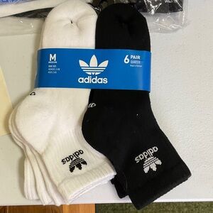 adidas Performance Socks - Black and White Set